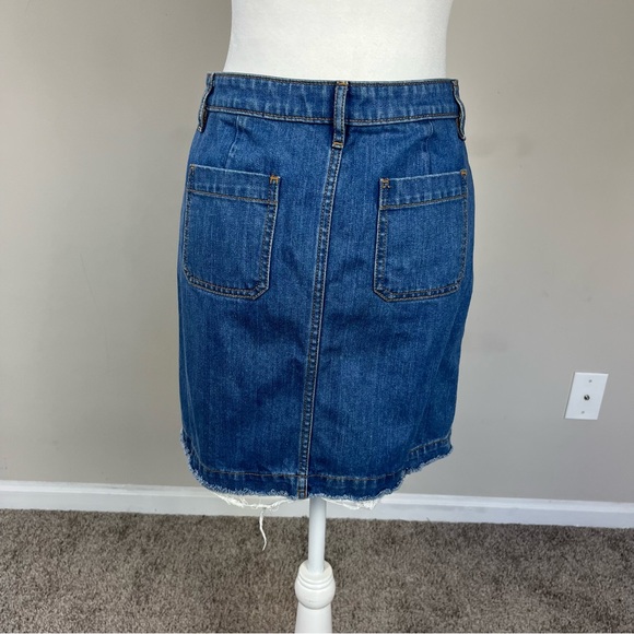 LOFT OUTLET BUTTON UP DENIM SKIRT SIZE 2 PETITE - Picture 10 of 12